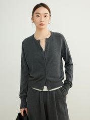 Soft Knit Cardigan Wool Sweater