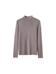 Minimalist Turtleneck Wool Sweater