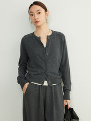 Soft Knit Cardigan Wool Sweater