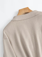 Simple Yet Elegant V-Neck Knit Wool Sweater