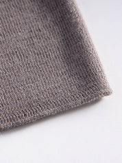 High Neck with Thumbhole Cuff Wool Sweater